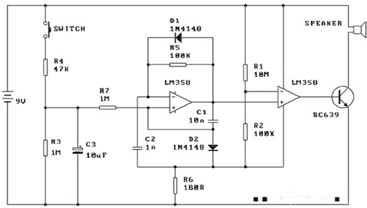 防盜報警器電路